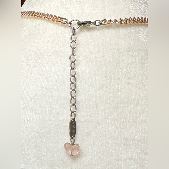 Sabika Sorbet, Y Drop necklace with medallion - Picture 3 of 7